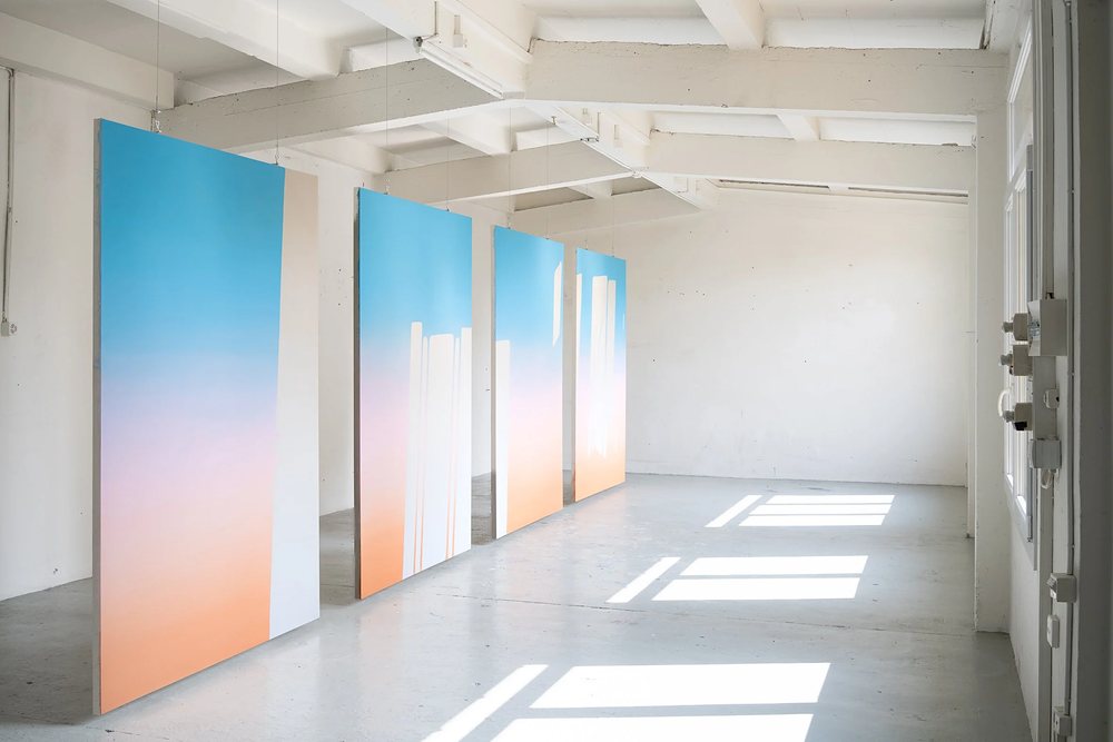 Guillaume Ehinger, ohne Titel (End Of Day), 2023, Ausstellungsansicht JUNO, 2025, Archives Sensibles, Lausanne, courtesy des Künstlers. Foto: Tamarine Schreiber / Archives Sensibles.