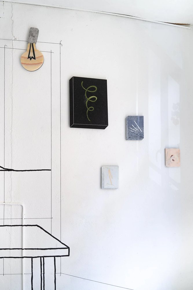 Alice Guittard, Ausstellungsansicht JUNO, 2025, Archives Sensibles, Lausanne, courtesy der Künstlerin und Double V Gallery (Paris, Marseille). Foto: Tamarine Schreiber / Archives Sensibles.