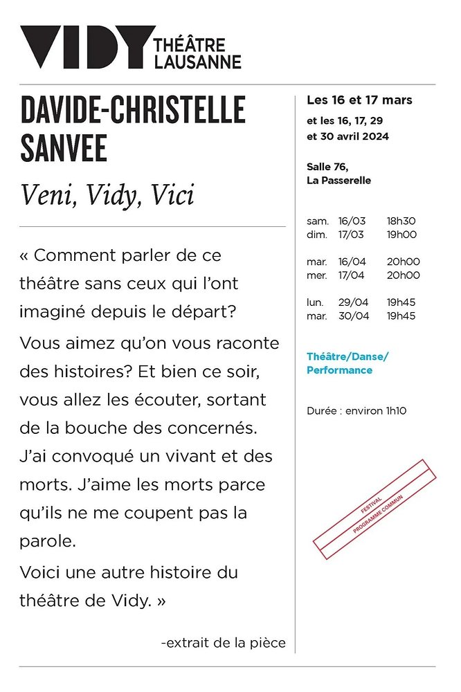 Veni, Vidy, Vici